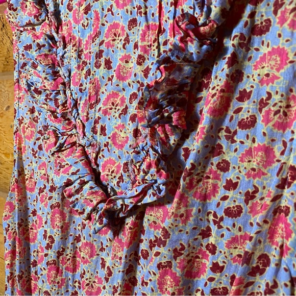 Free People 100% cotton FLORAL Dress - Picture 11 of 15